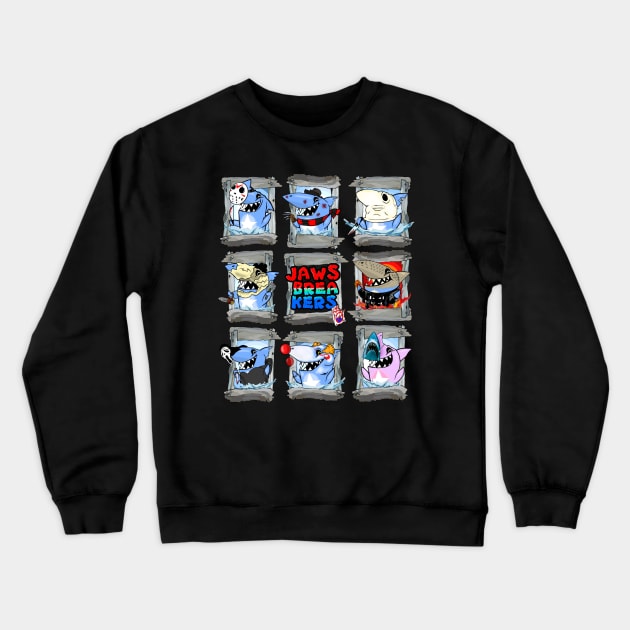 Killer Sharks Crewneck Sweatshirt by POD DOG